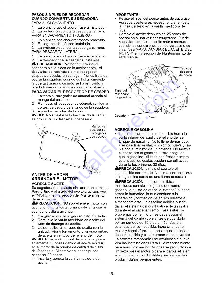 Craftsman 917.388141 Owner'S Manual Download Page 25