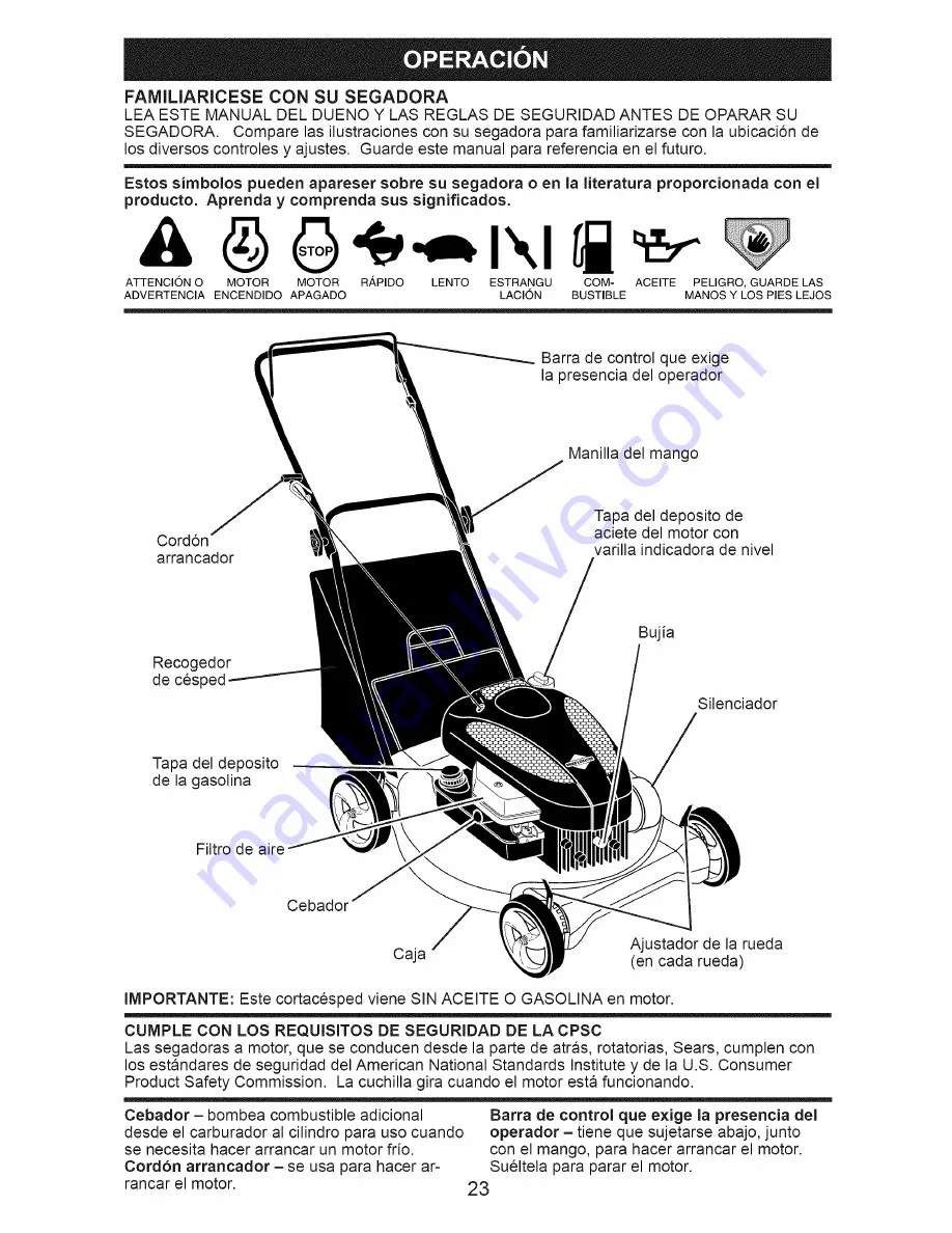 Craftsman 917.388192 Скачать руководство пользователя страница 23