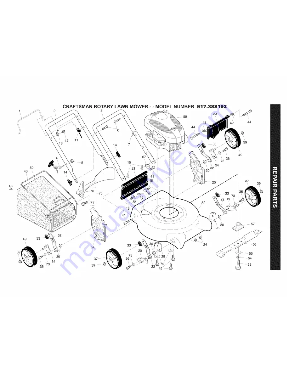 Craftsman 917.388192 Owner'S Manual Download Page 34