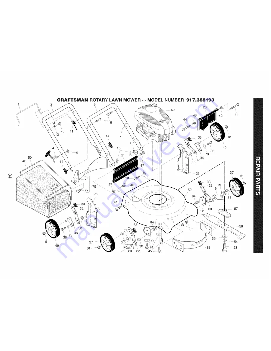 Craftsman 917.388193 Скачать руководство пользователя страница 34