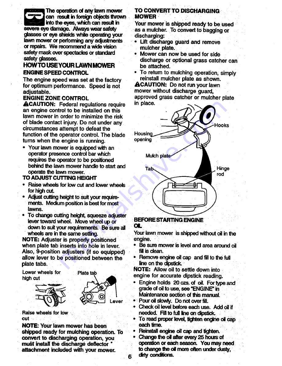 Craftsman 917.388221 Owner'S Manual Download Page 6