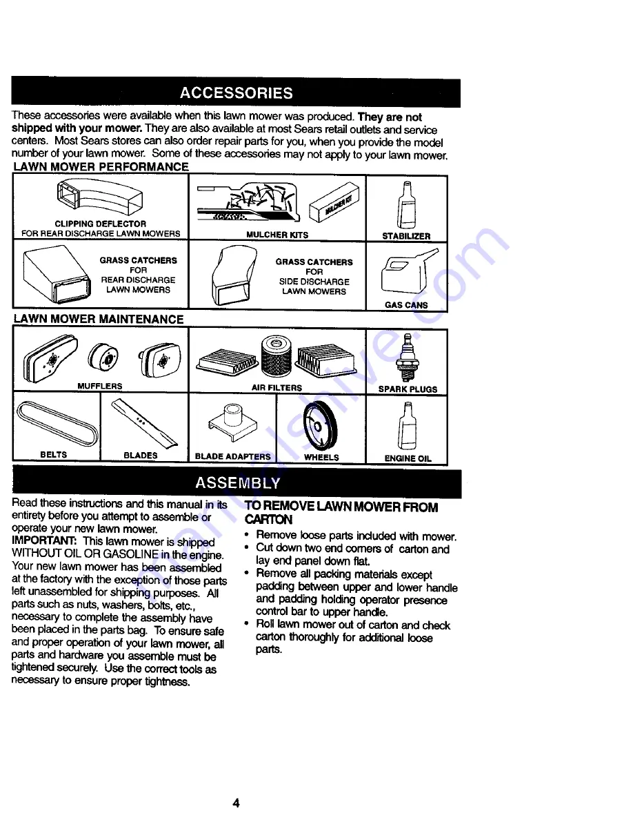 Craftsman 917.388262 Скачать руководство пользователя страница 4