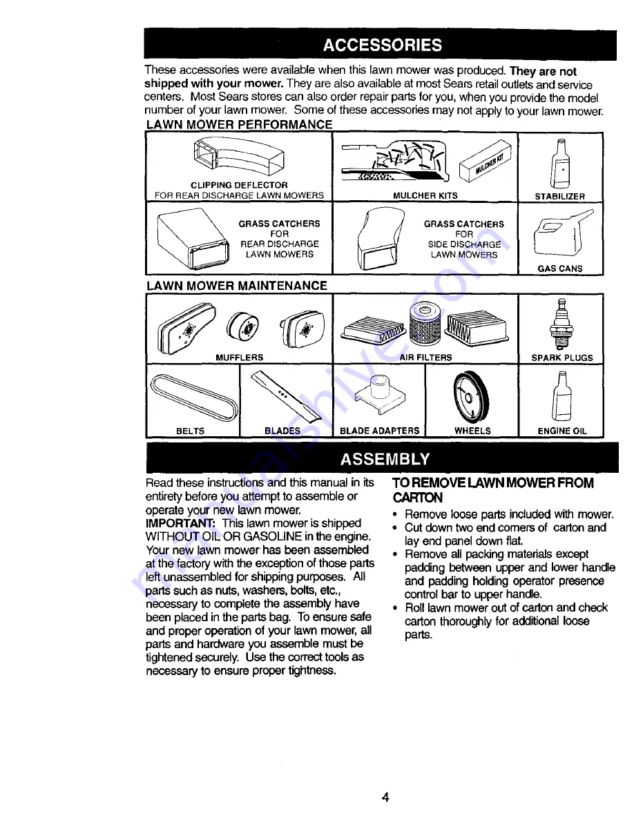 Craftsman 917.388340 Owner'S Manual Download Page 4