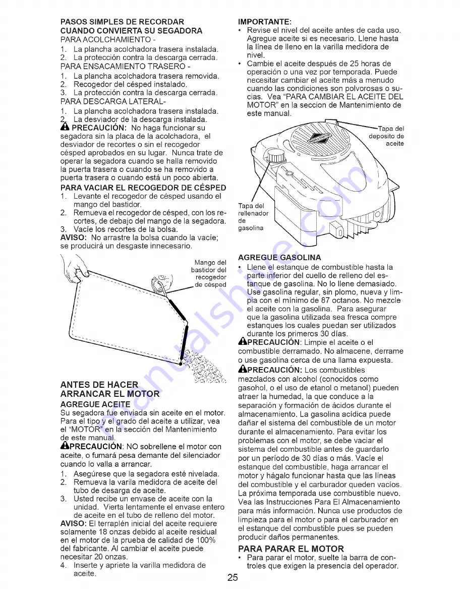 Craftsman 917.388420 Скачать руководство пользователя страница 25