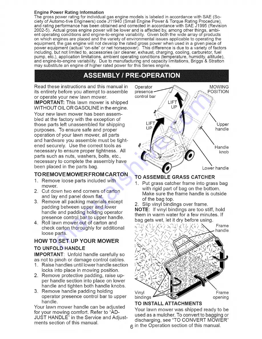 Craftsman 917.388430 Owner'S Manual Download Page 6