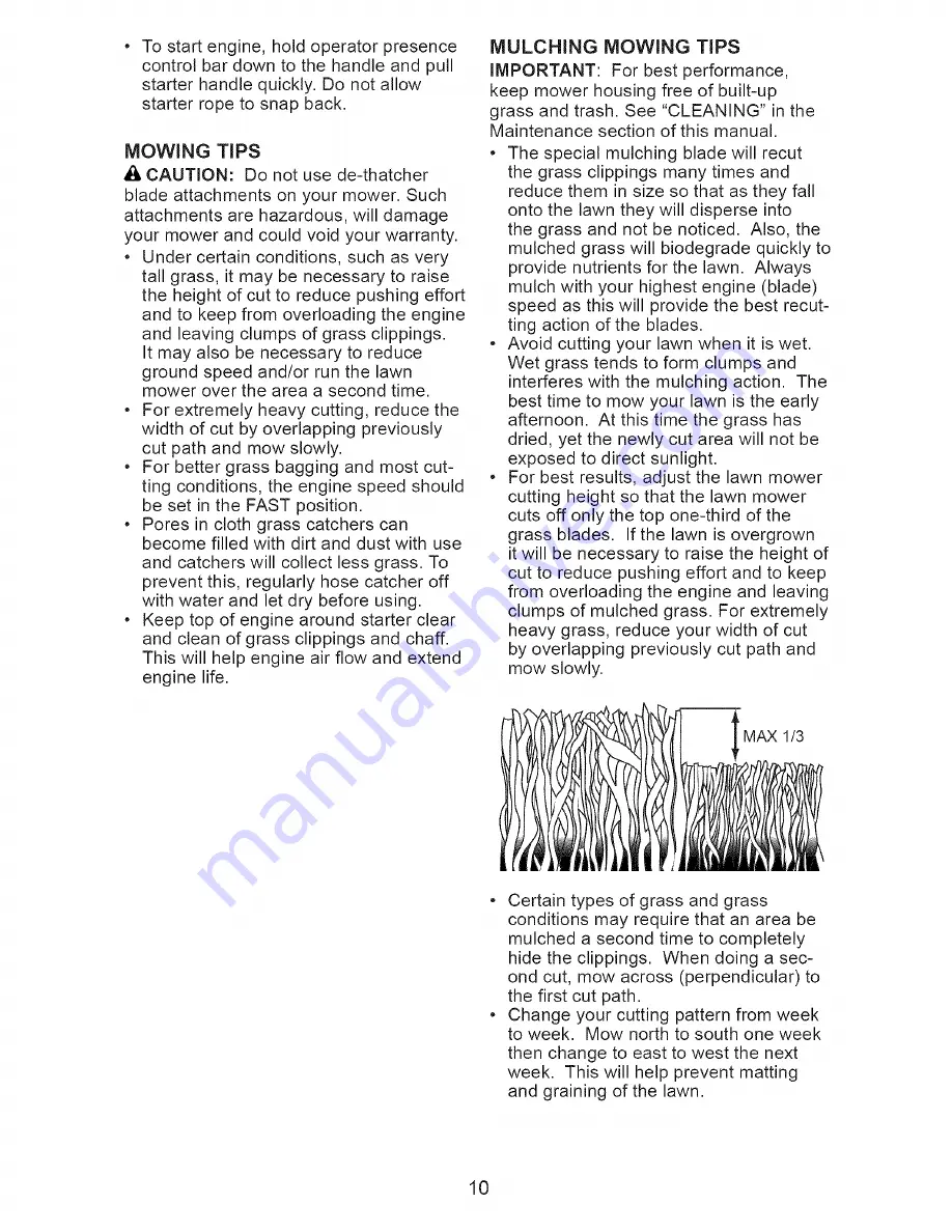 Craftsman 917.388430 Owner'S Manual Download Page 10