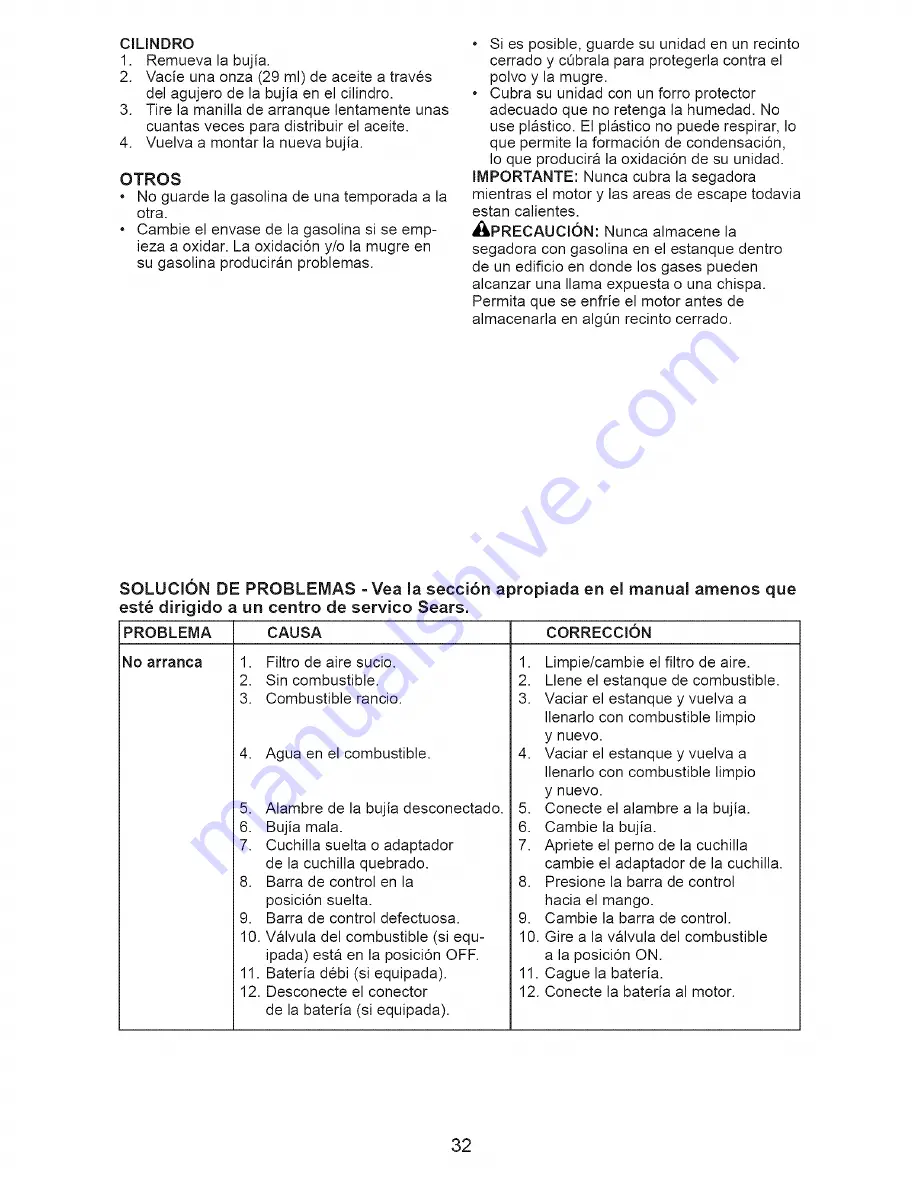 Craftsman 917.388430 Owner'S Manual Download Page 32