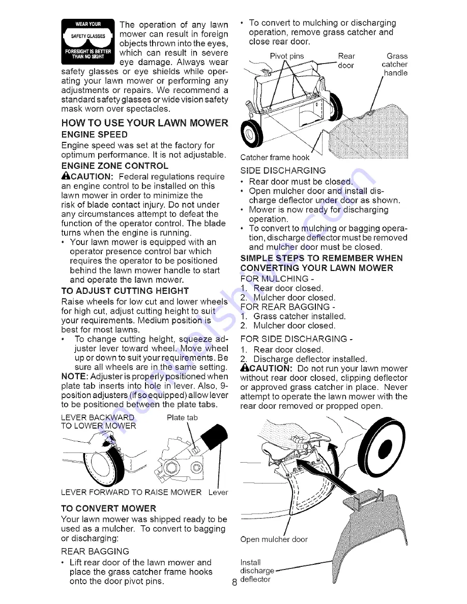 Craftsman 917.388441 Owner'S Manual Download Page 8