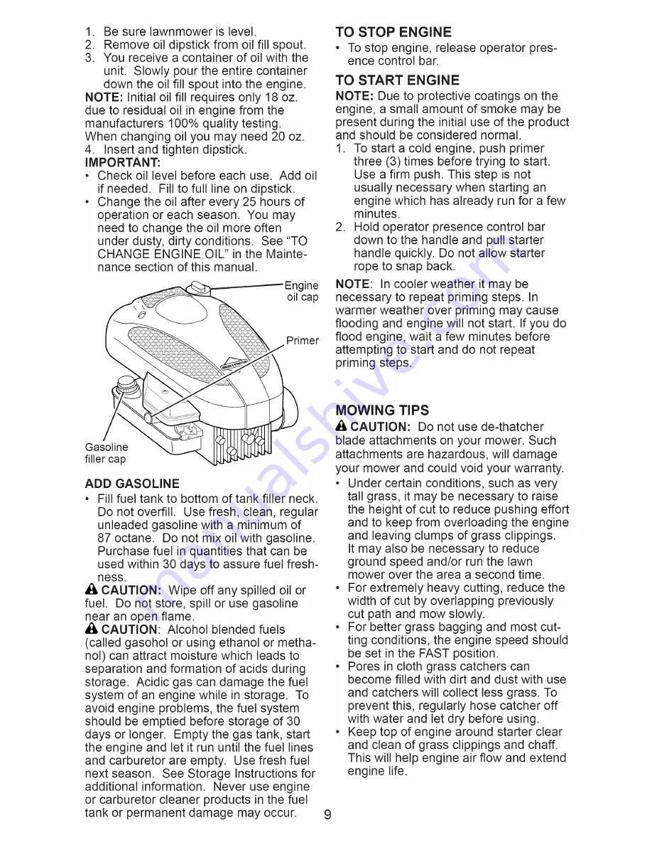 Craftsman 917.388461 Owner'S Manual Download Page 9