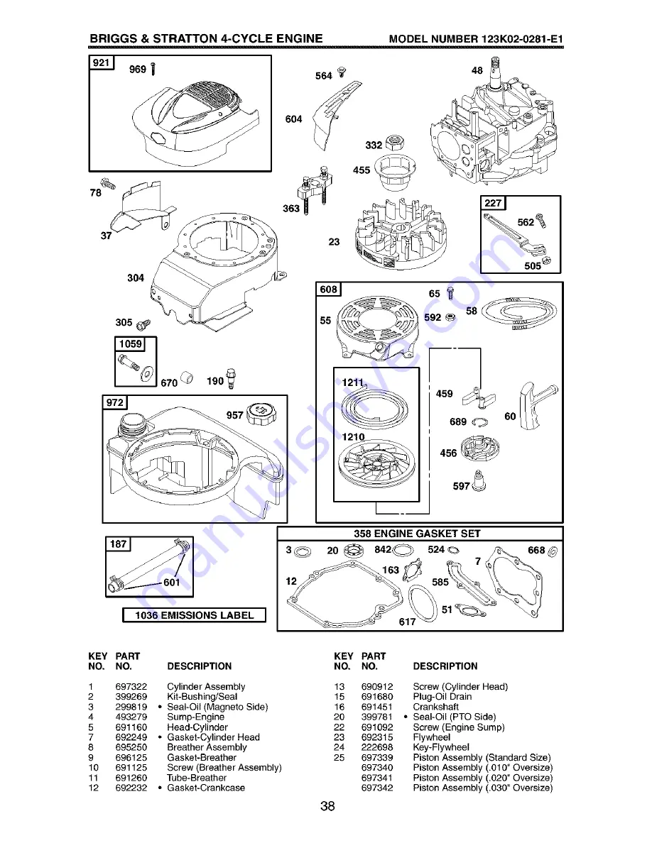 Craftsman 917.388510 Скачать руководство пользователя страница 38