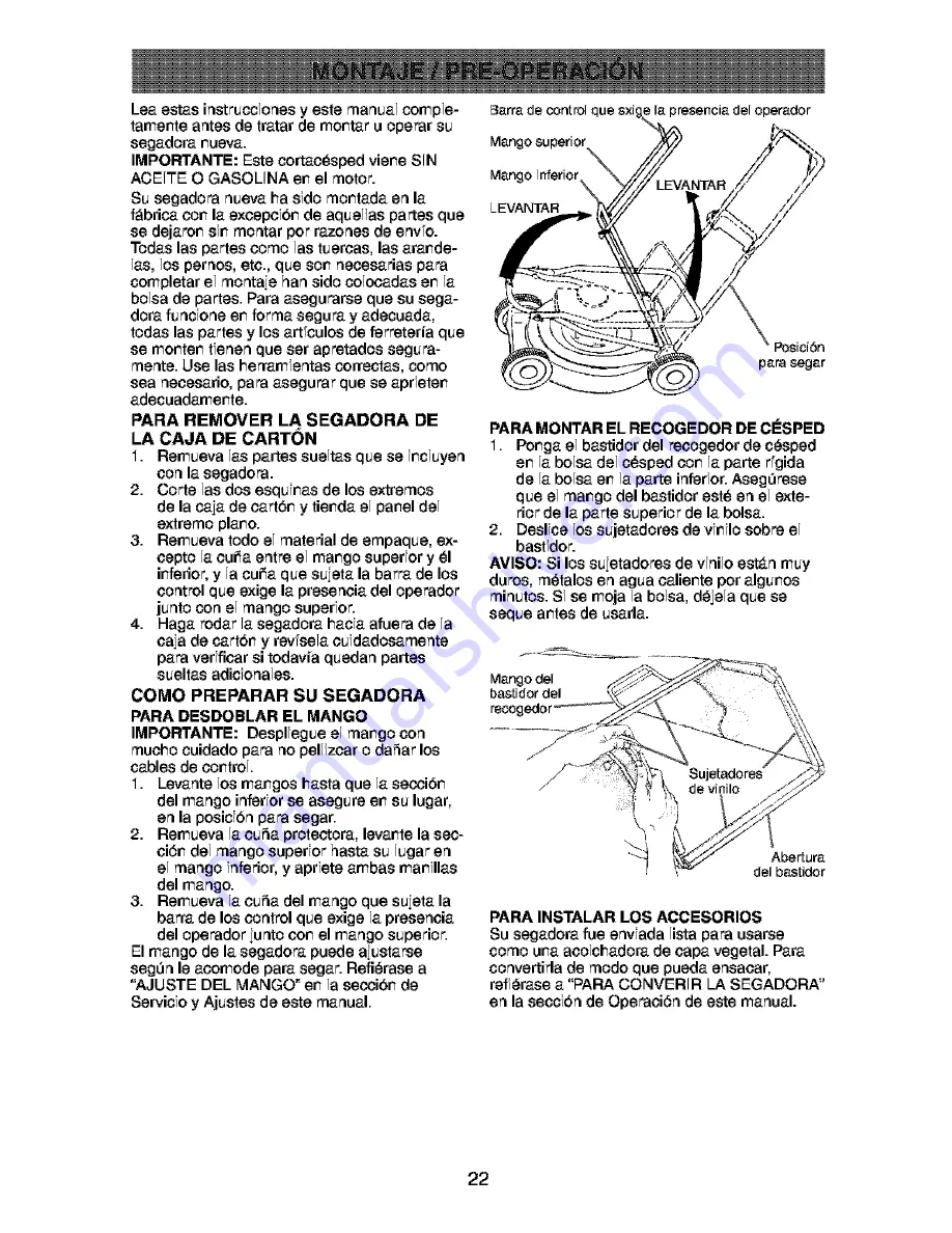 Craftsman 917.388512 Owner'S Manual Download Page 22