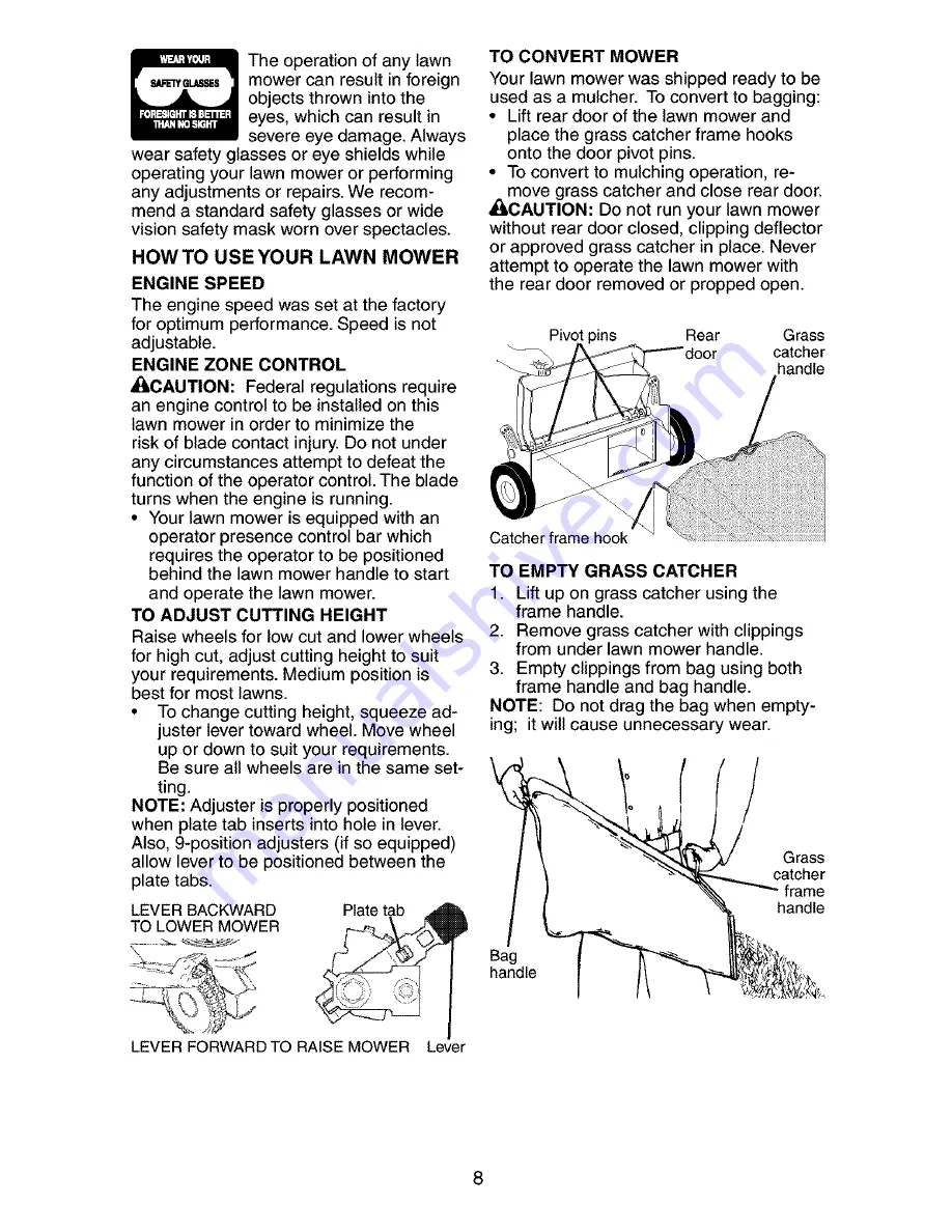 Craftsman 917.388540 Owner'S Manual Download Page 8