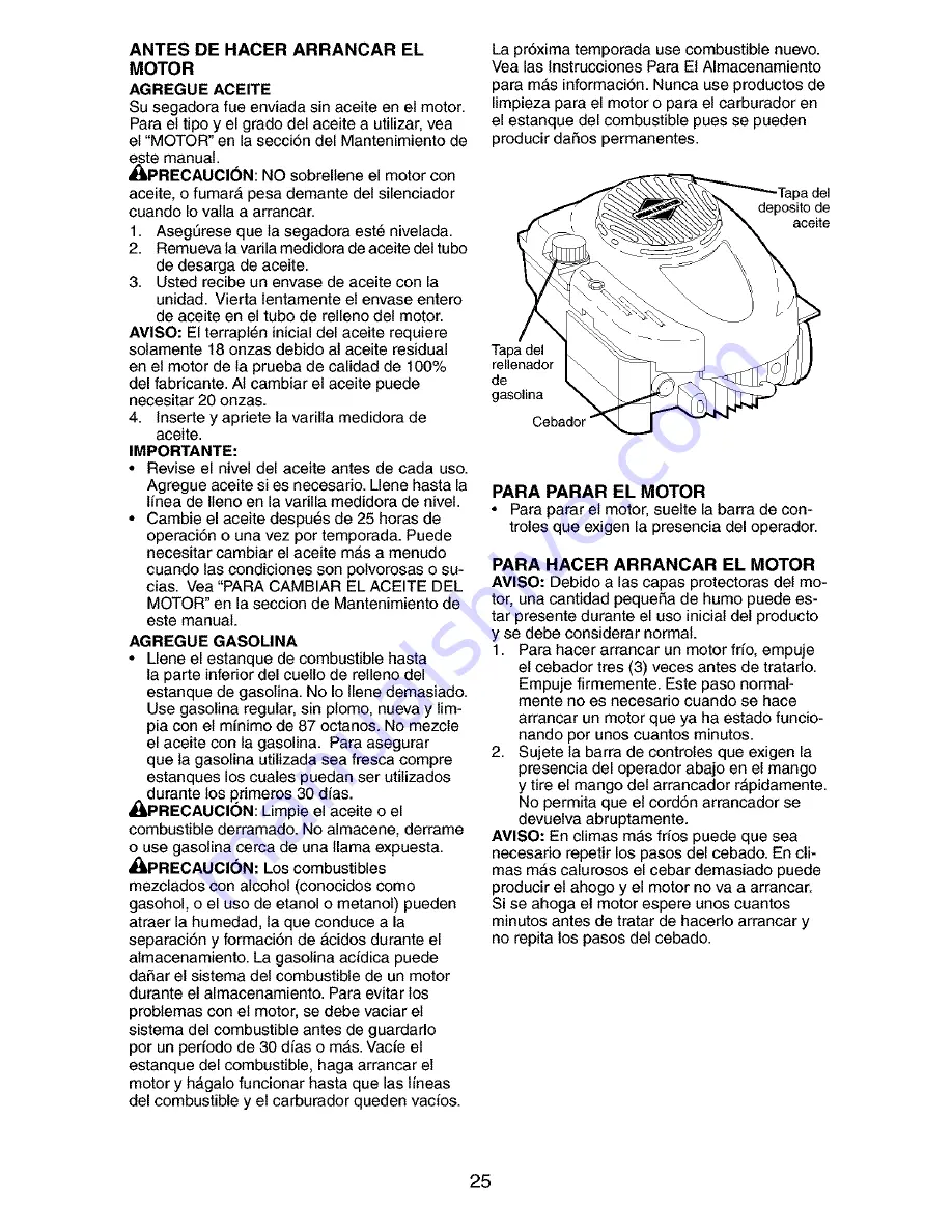 Craftsman 917.388550 Owner'S Manual Download Page 25