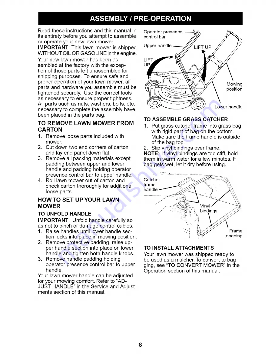 Craftsman 917.388563 Скачать руководство пользователя страница 6