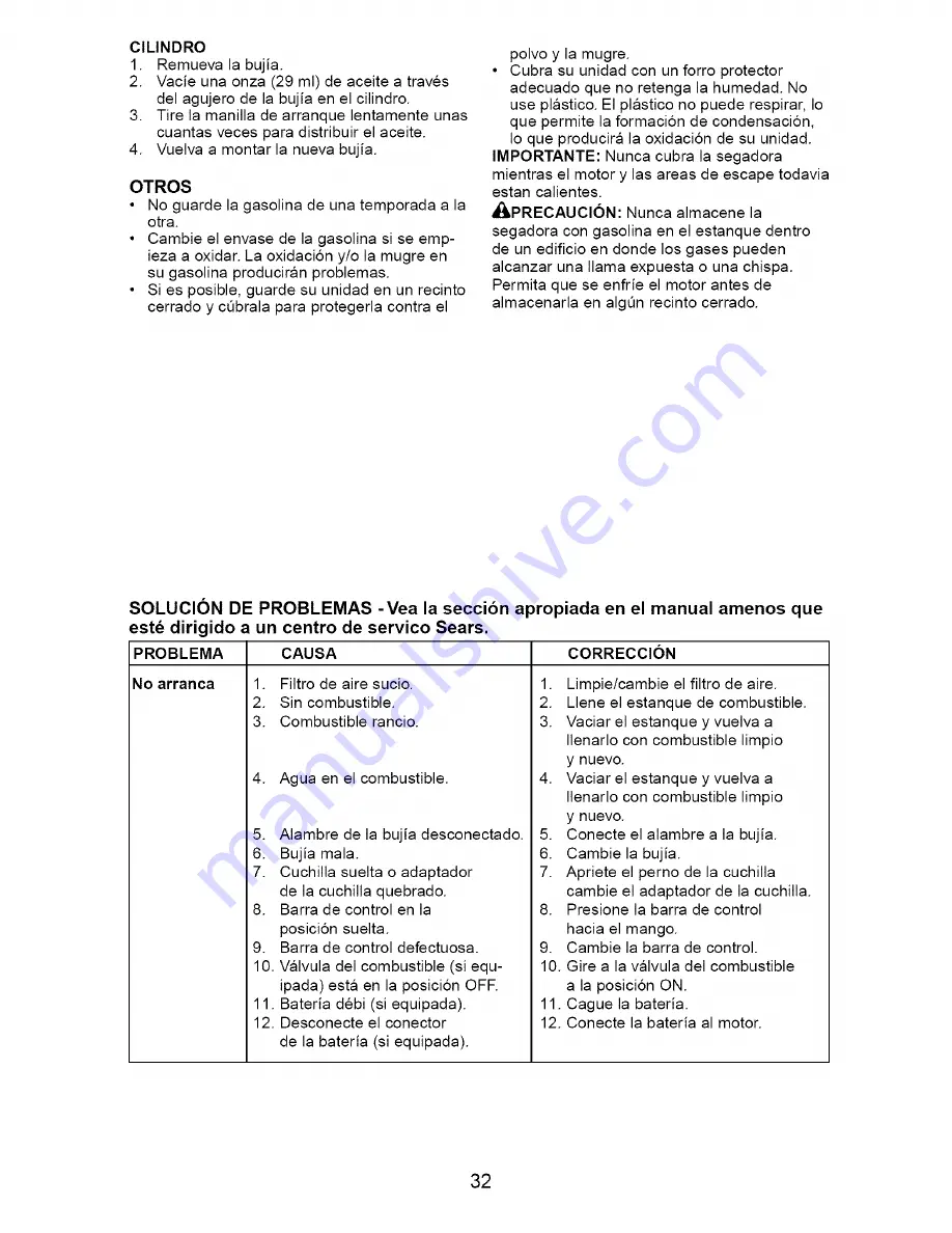 Craftsman 917.388563 Owner'S Manual Download Page 32