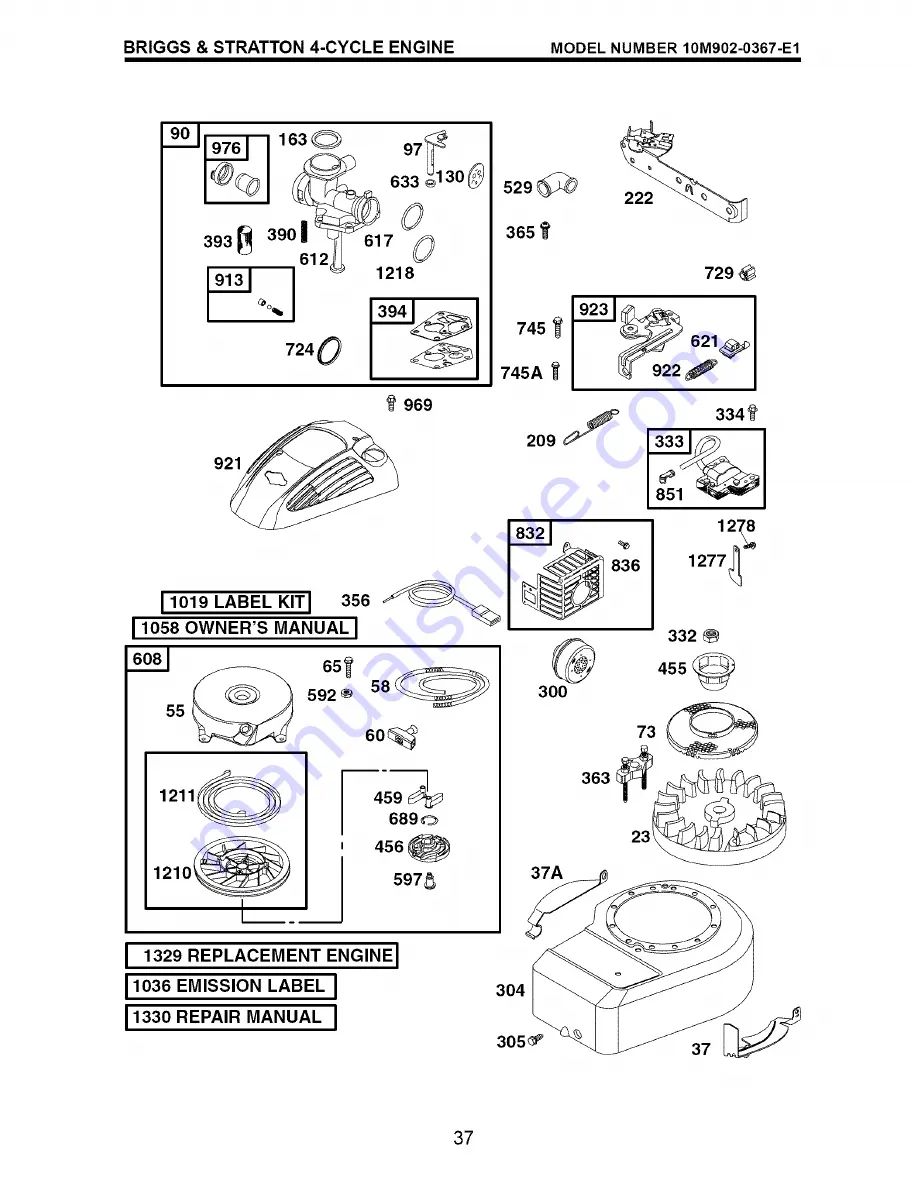 Craftsman 917.388563 Owner'S Manual Download Page 37