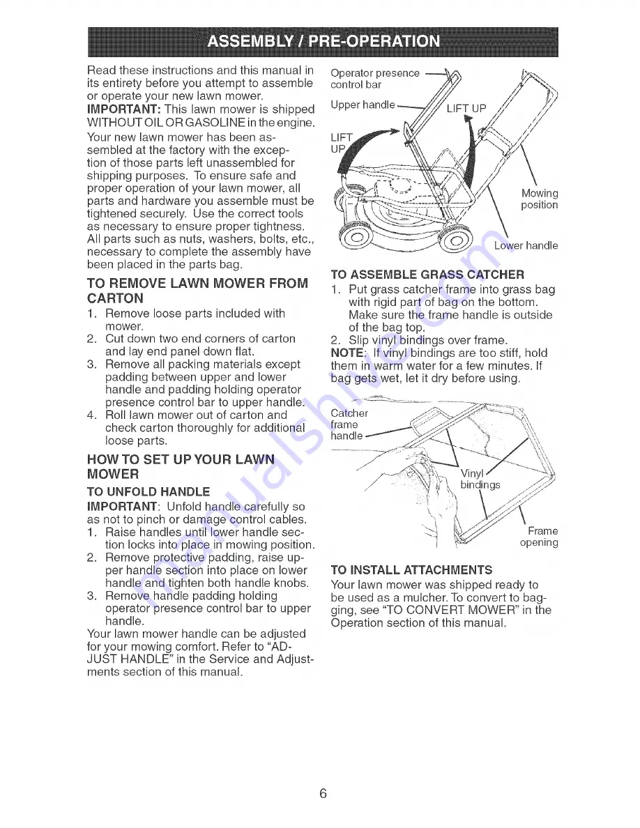 Craftsman 917.388592 Owner'S Manual Download Page 6