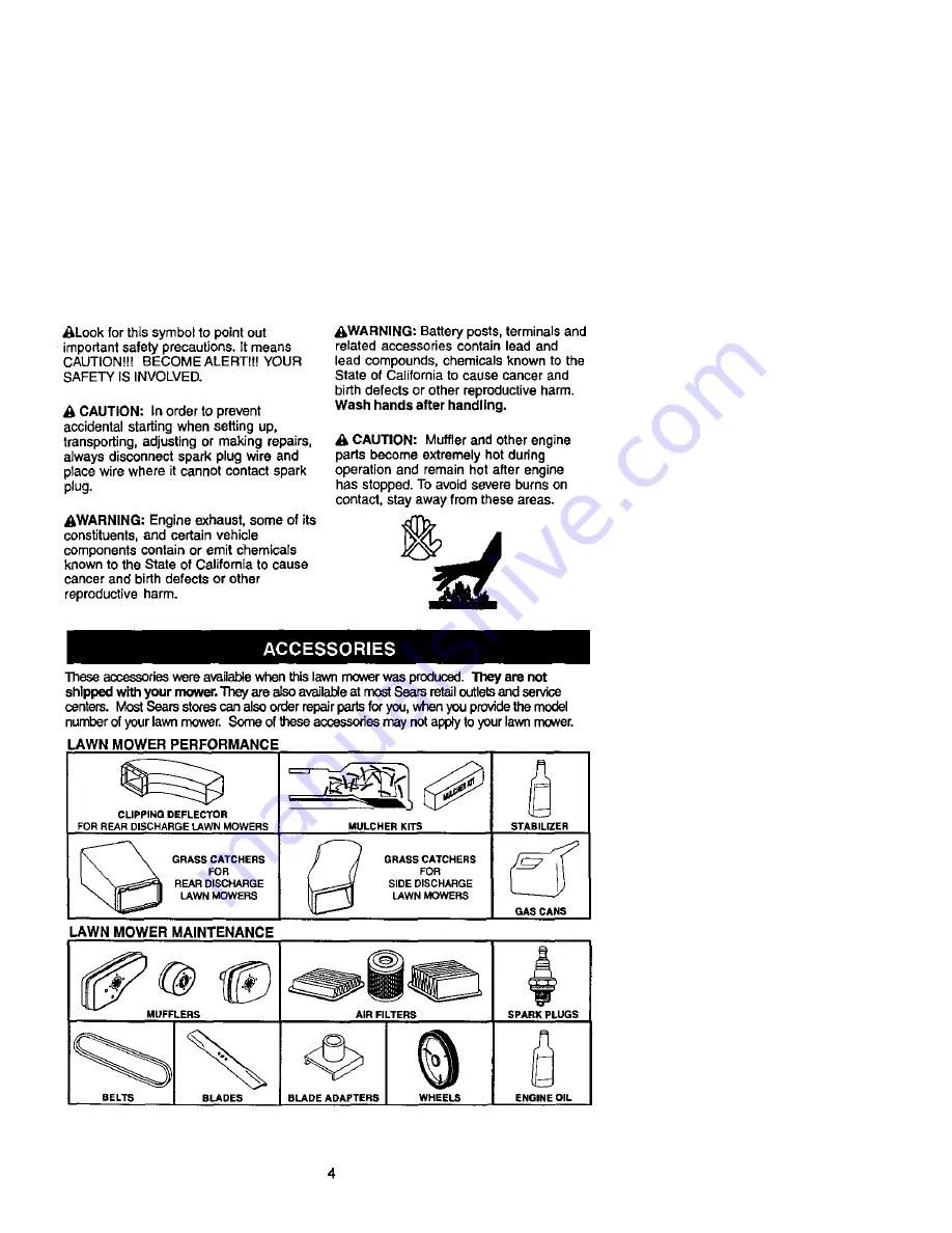 Craftsman 917.388611 Owner'S Manual Download Page 4