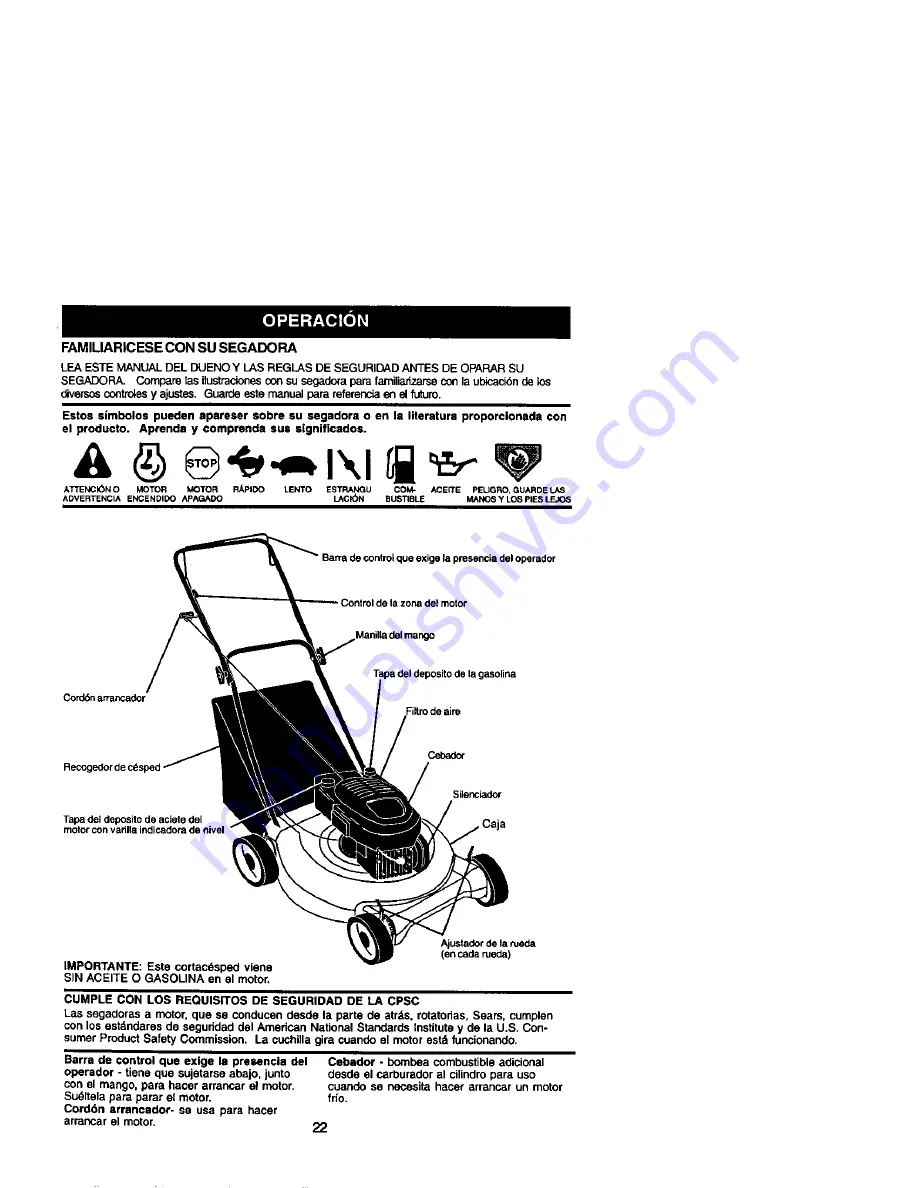 Craftsman 917.388611 Owner'S Manual Download Page 22