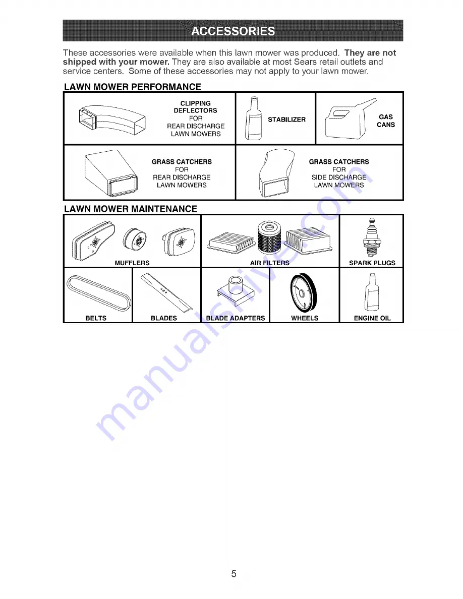 Craftsman 917.388630 Owner'S Manual Download Page 5