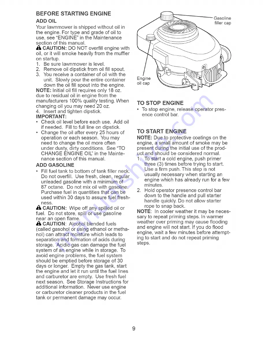 Craftsman 917.388630 Owner'S Manual Download Page 9