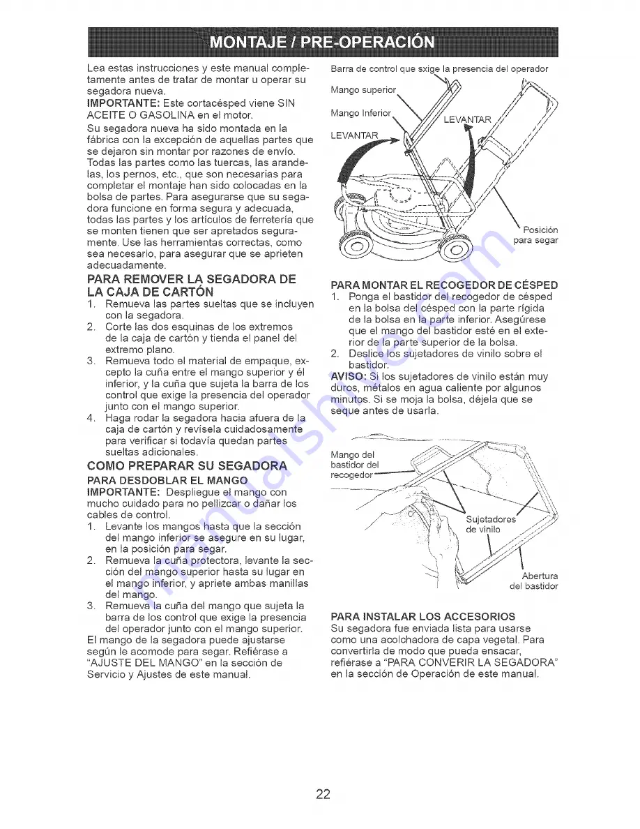 Craftsman 917.388630 Owner'S Manual Download Page 22