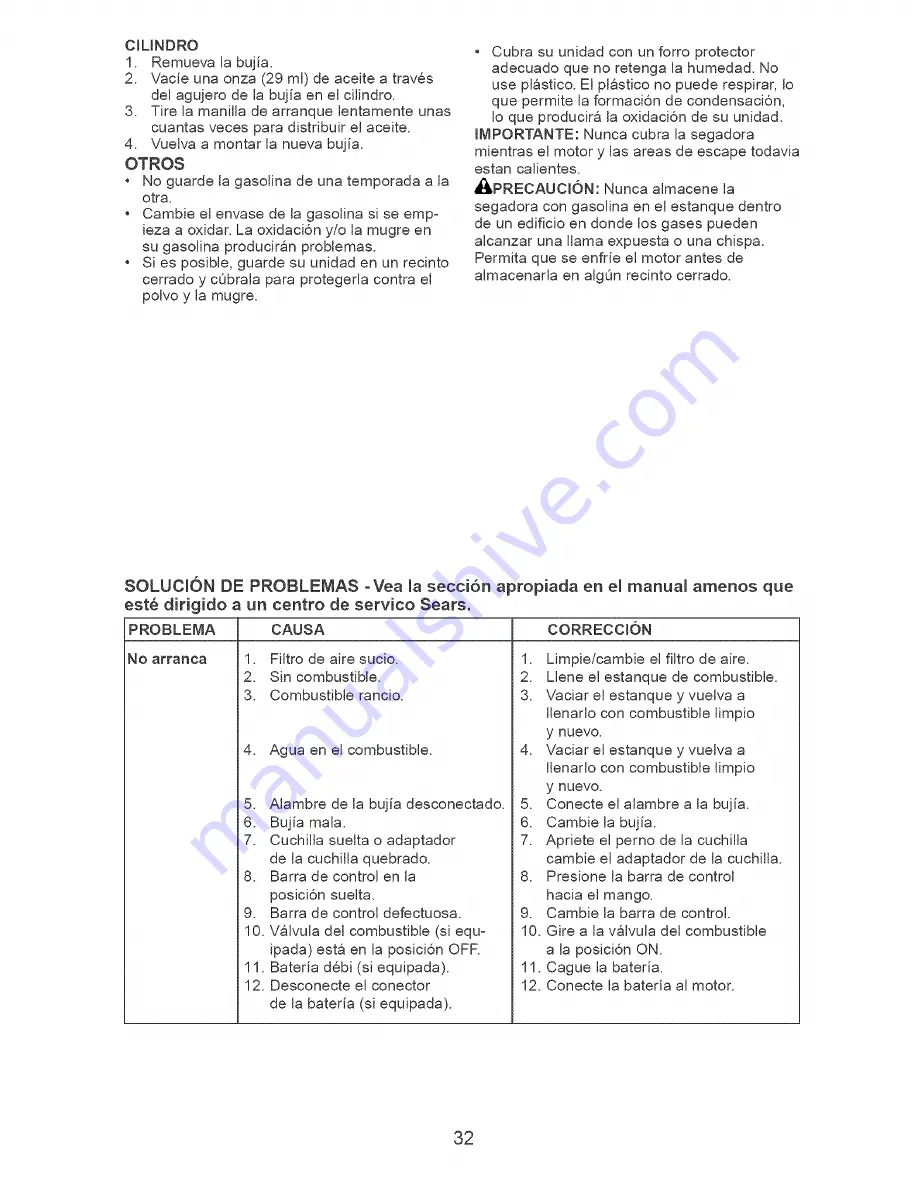 Craftsman 917.388630 Owner'S Manual Download Page 32