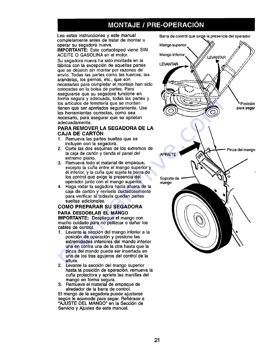 Craftsman 917.388751 Owner'S Manual Download Page 21