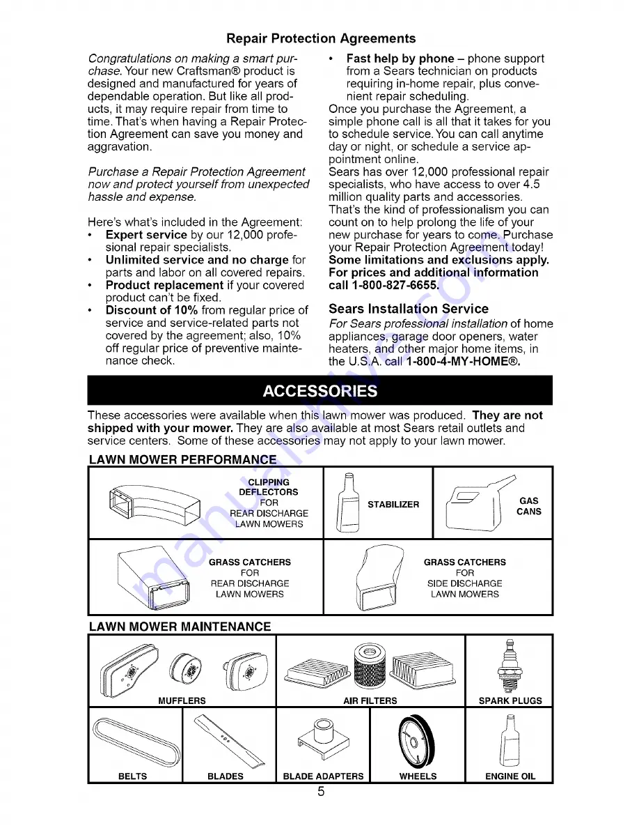 Craftsman 917.388832 Owner'S Manual Download Page 5