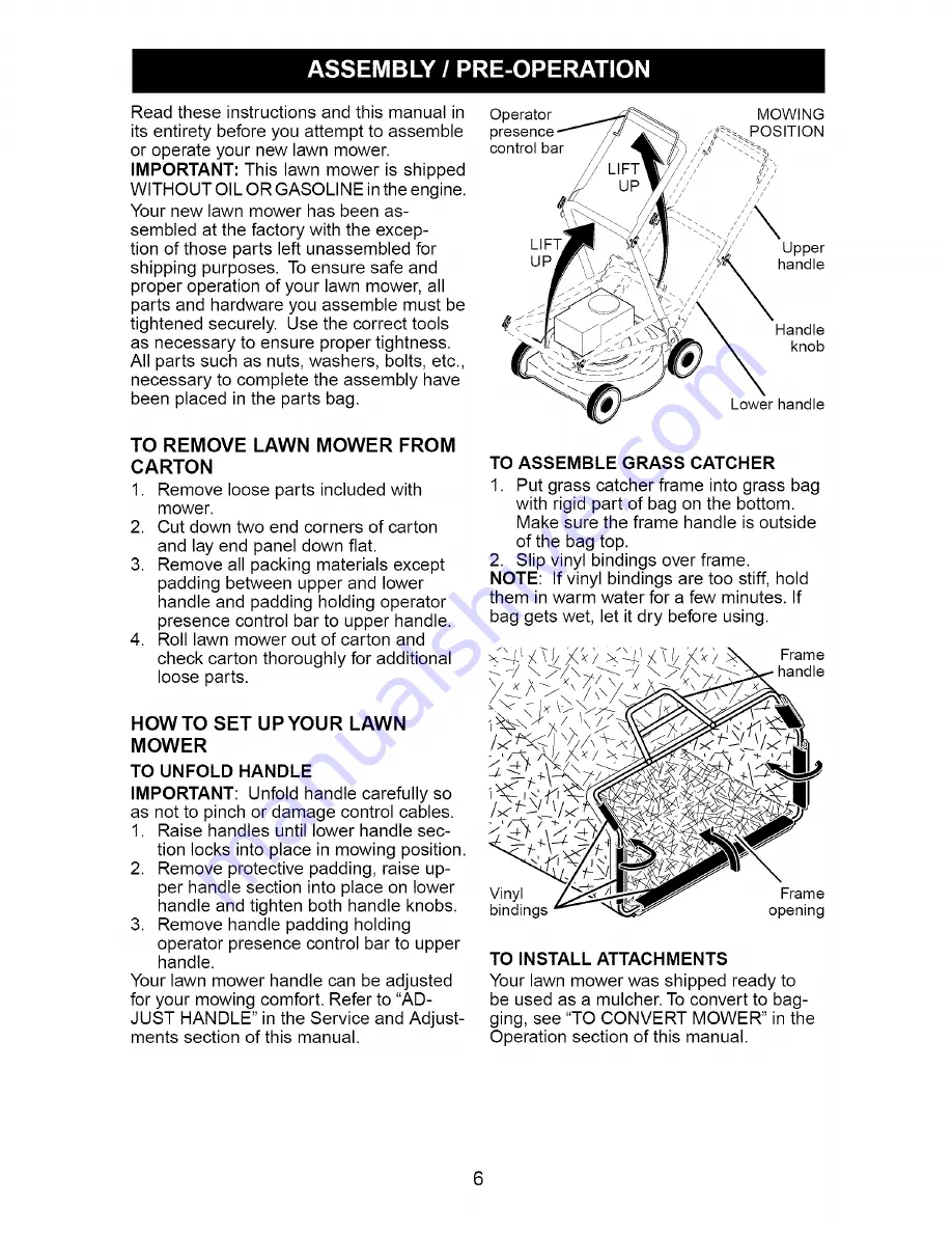 Craftsman 917.388832 Owner'S Manual Download Page 6