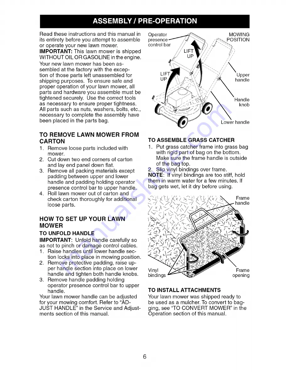 Craftsman 917.388834 Owner'S Manual Download Page 6