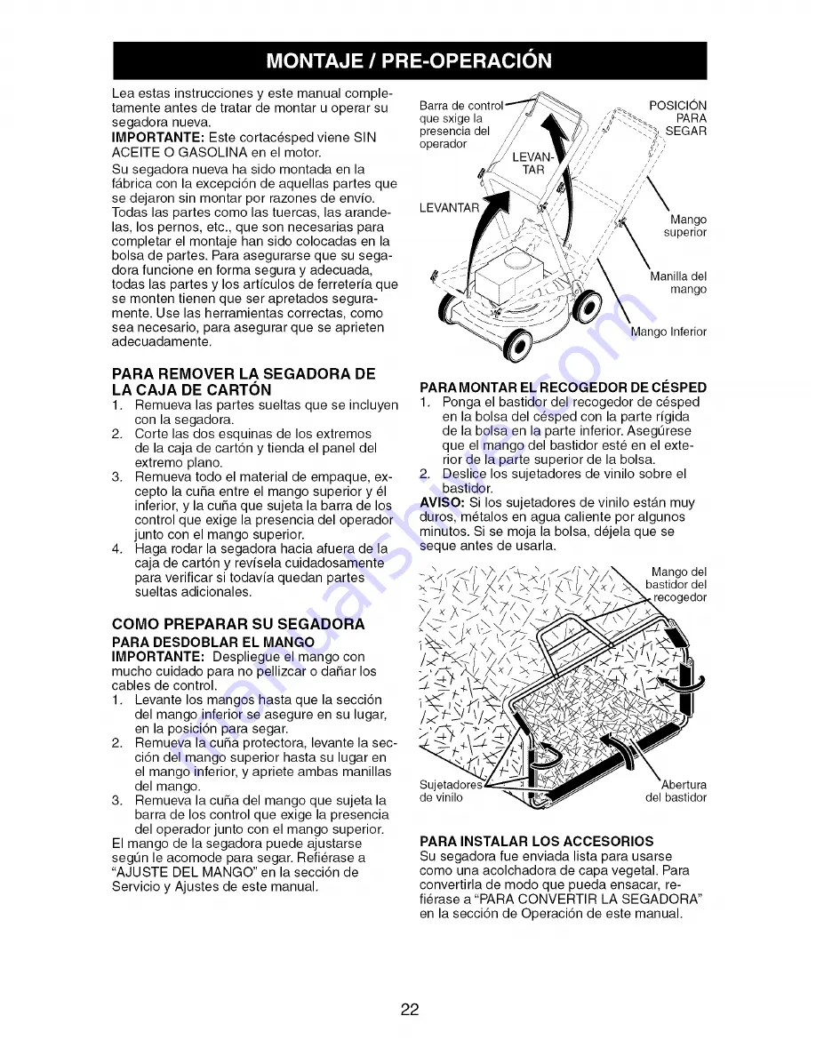 Craftsman 917.388835 Owner'S Manual Download Page 22