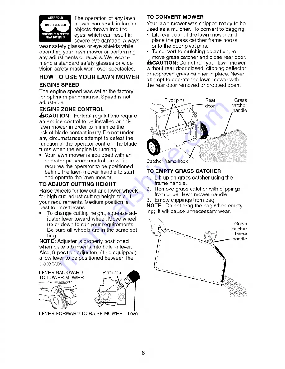 Craftsman 917.388842 Owner'S Manual Download Page 8