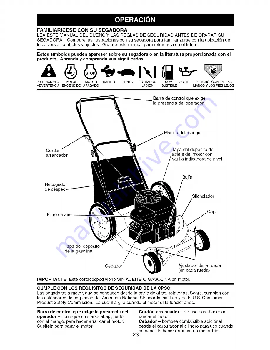 Craftsman 917.388842 Owner'S Manual Download Page 23