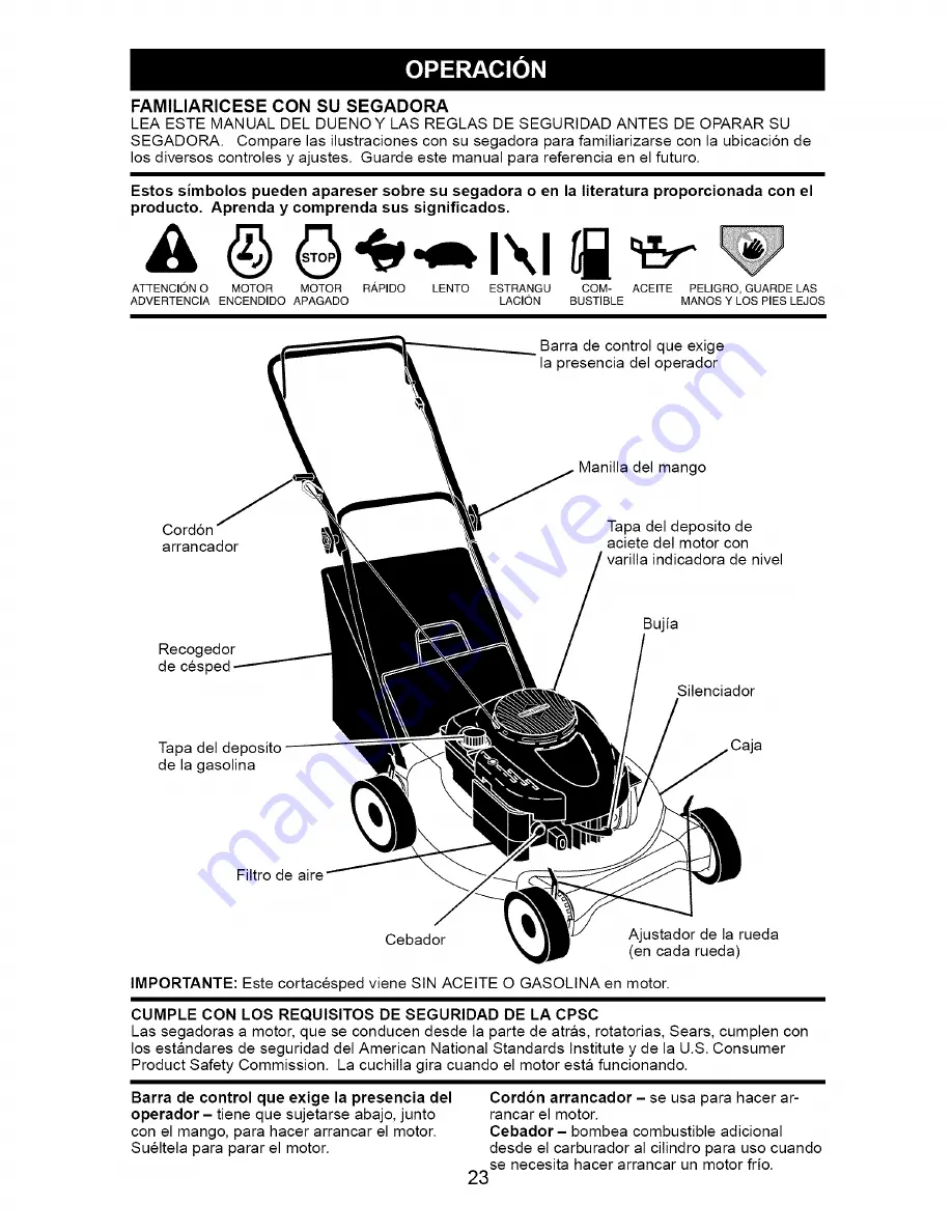 Craftsman 917.388850 Owner'S Manual Download Page 23