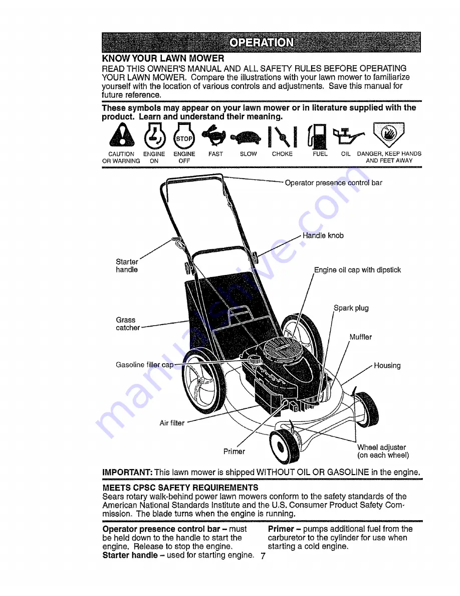 Craftsman 917.388861 Owner'S Manual Download Page 7