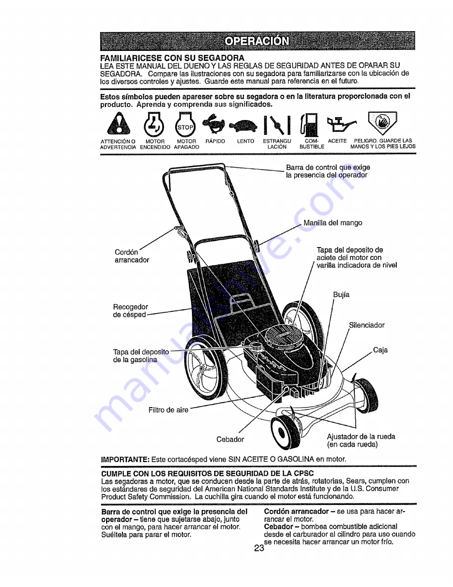 Craftsman 917.388861 Owner'S Manual Download Page 23