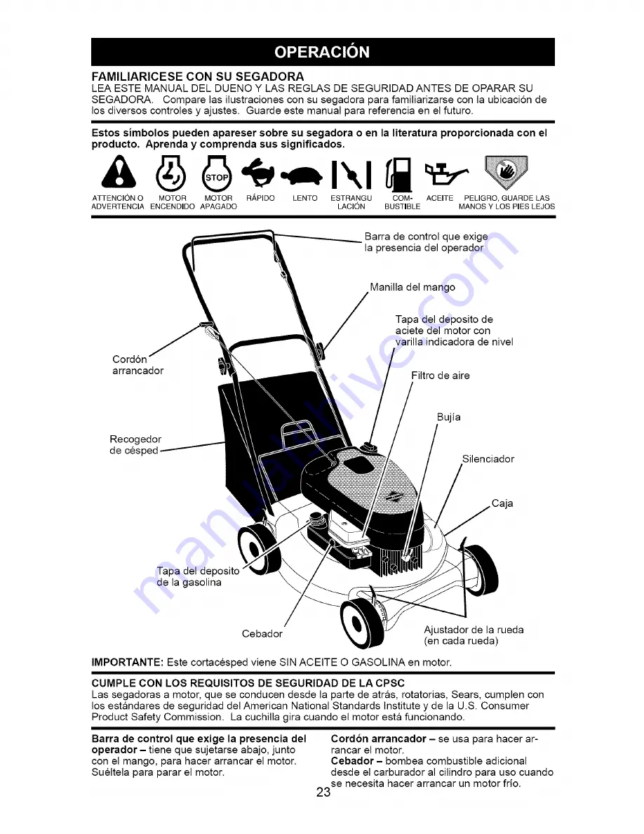 Craftsman 917.388893 Скачать руководство пользователя страница 23