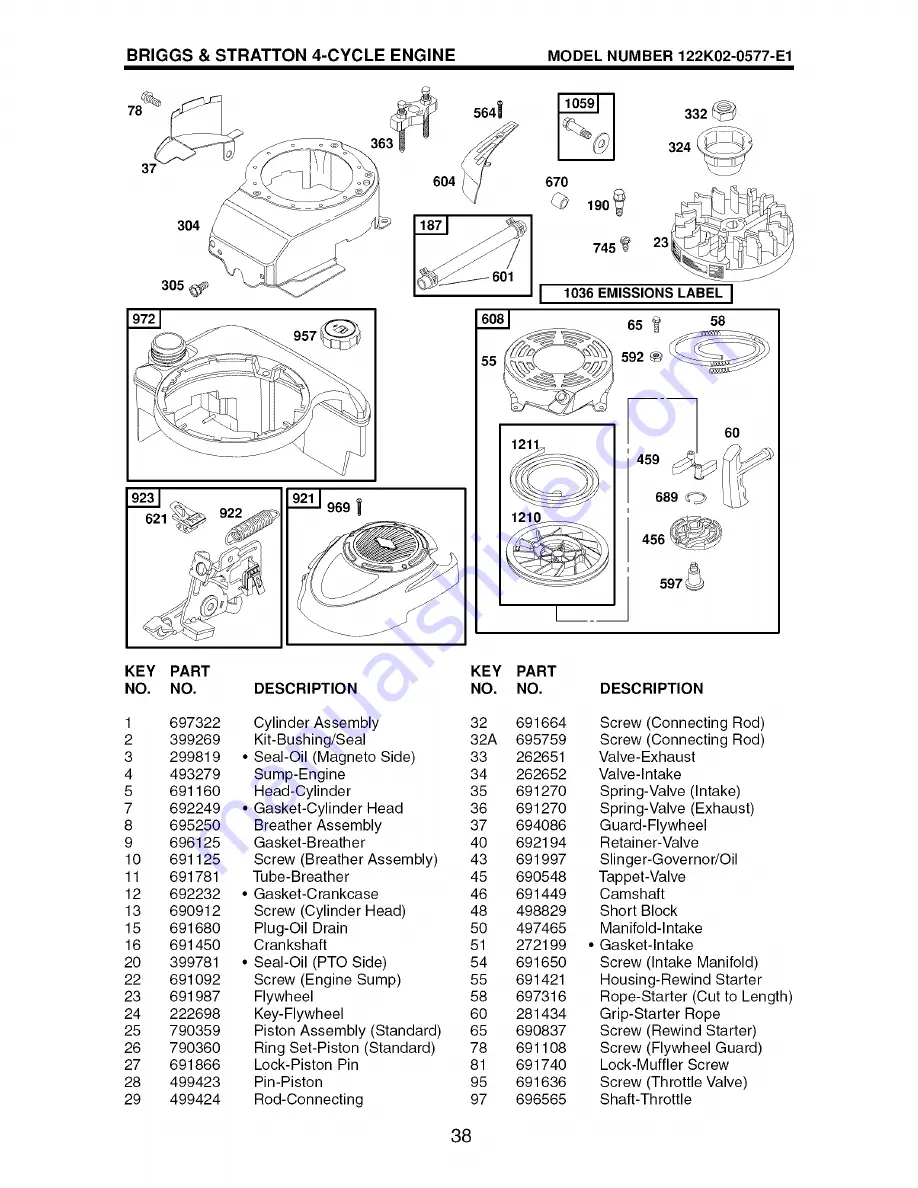 Craftsman 917.388932 Owner'S Manual Download Page 38