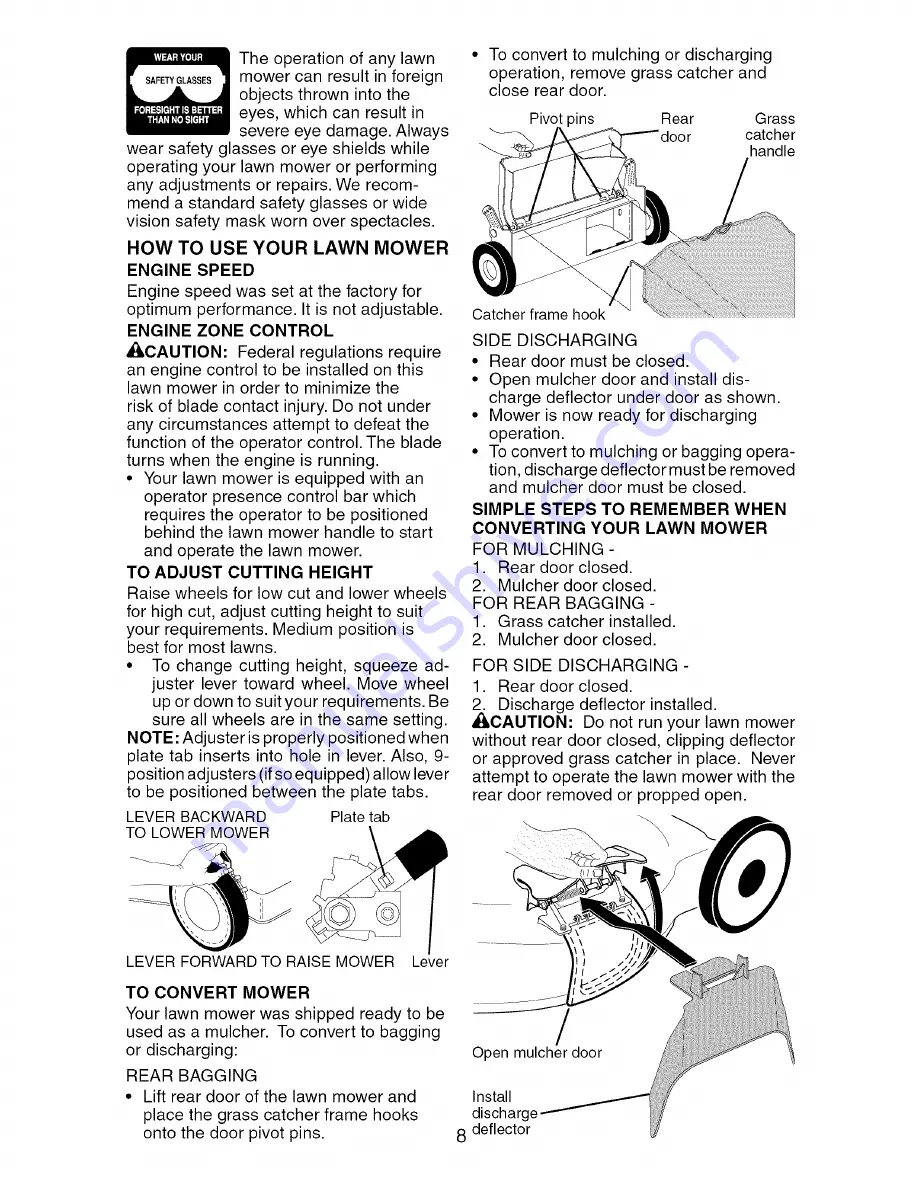 Craftsman 917.388952 Owner'S Manual Download Page 8