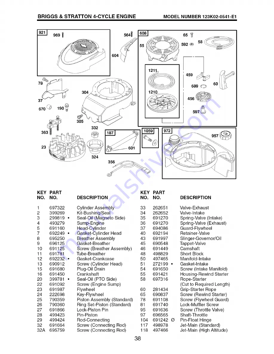 Craftsman 917.388952 Owner'S Manual Download Page 38