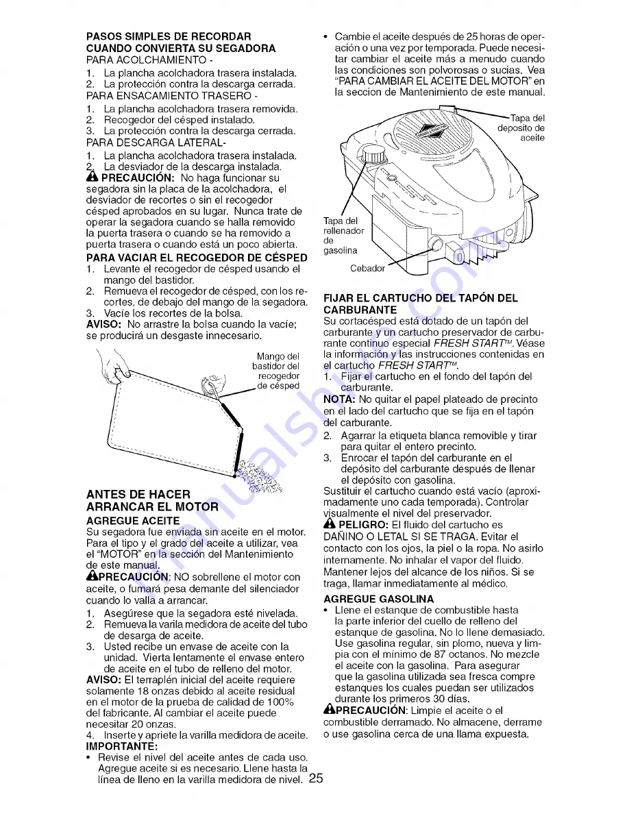 Craftsman 917.388953 Скачать руководство пользователя страница 25