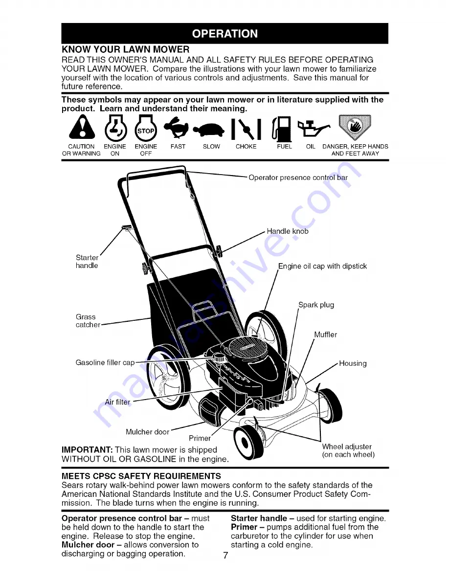 Craftsman 917.388961 Owner'S Manual Download Page 7