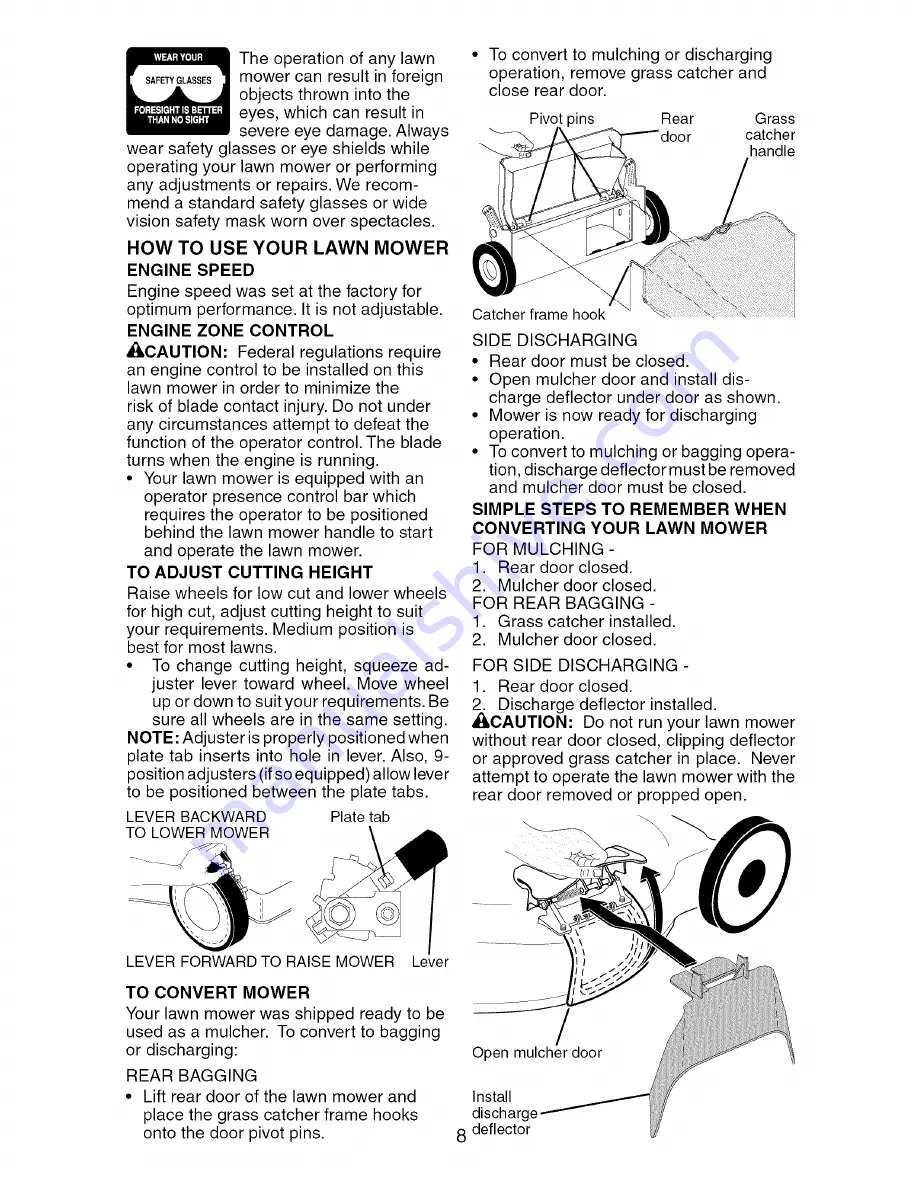 Craftsman 917.388970 Owner'S Manual Download Page 8