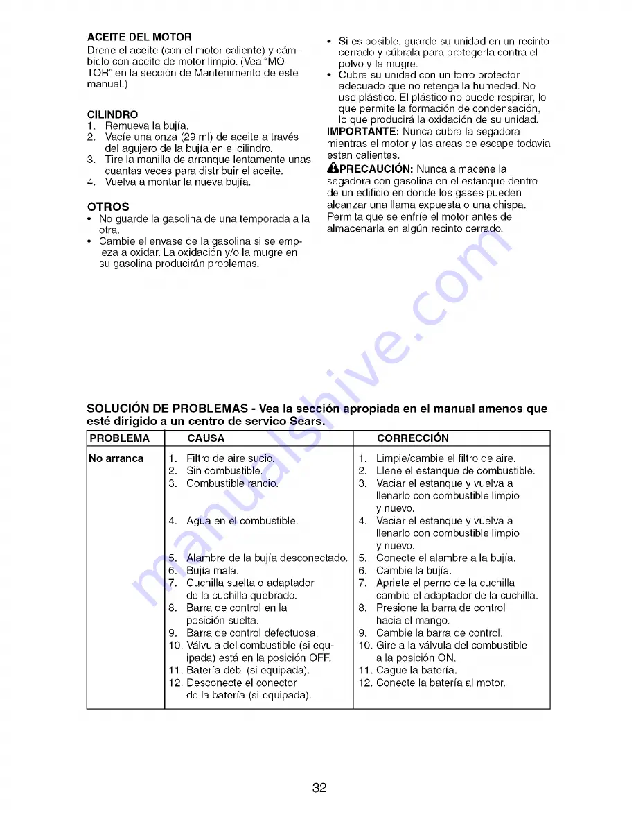 Craftsman 917.388970 Owner'S Manual Download Page 32