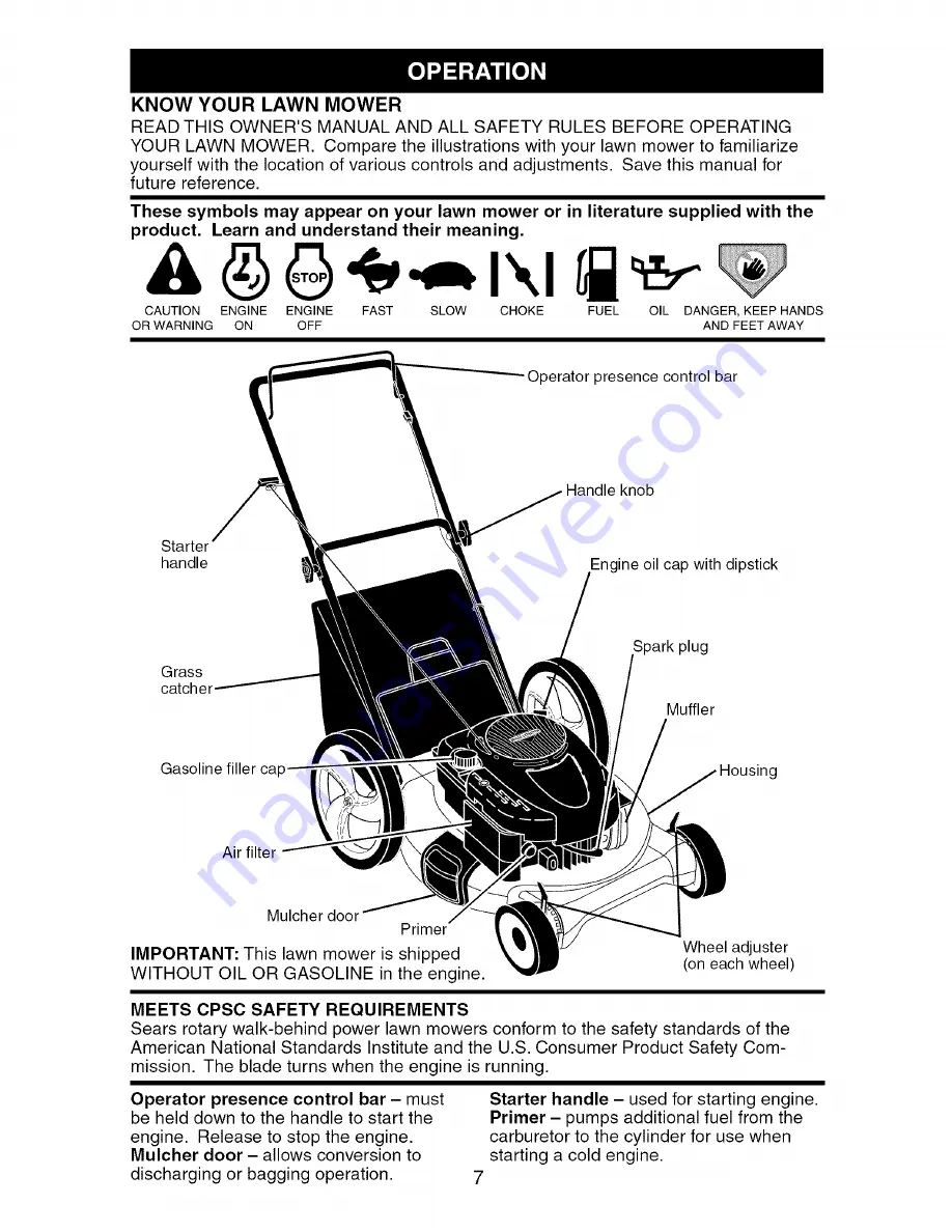 Craftsman 917.388980 Скачать руководство пользователя страница 7