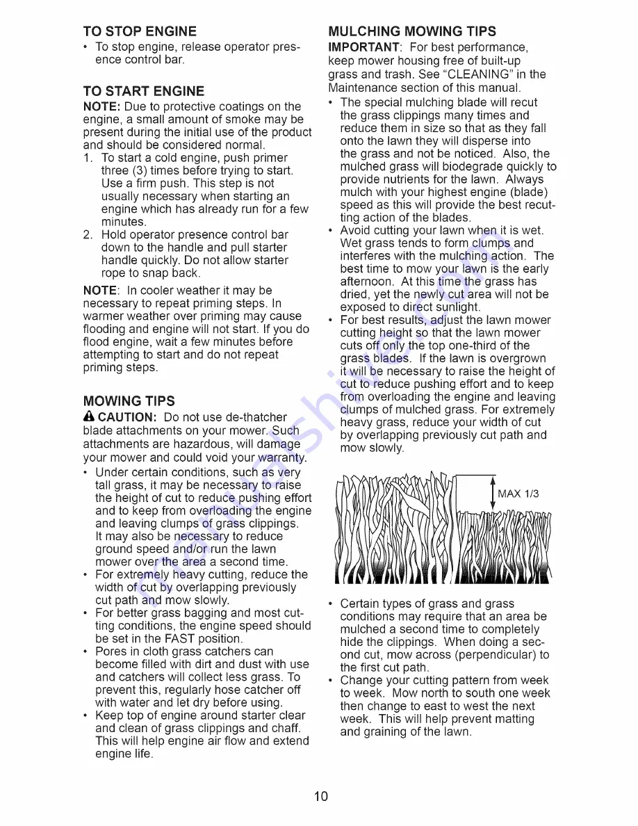 Craftsman 917.389021 Owner'S Manual Download Page 10