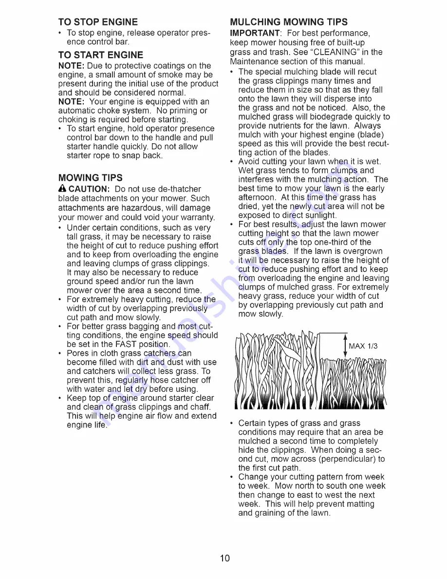 Craftsman 917.389053 Owner'S Manual Download Page 10