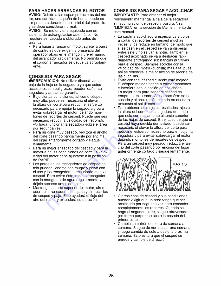 Craftsman 917.389063 Owner'S Manual Download Page 26