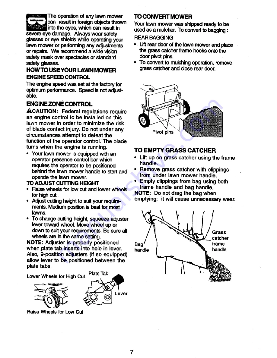 Craftsman 917.389290 Скачать руководство пользователя страница 7